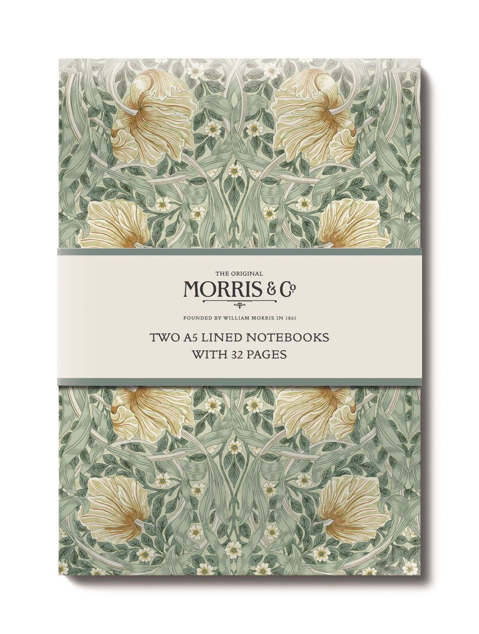 A6 Notebook set, William Morris