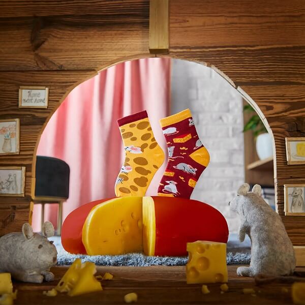 Many Mornings Mouse And Cheese Barnstrumpor - 2