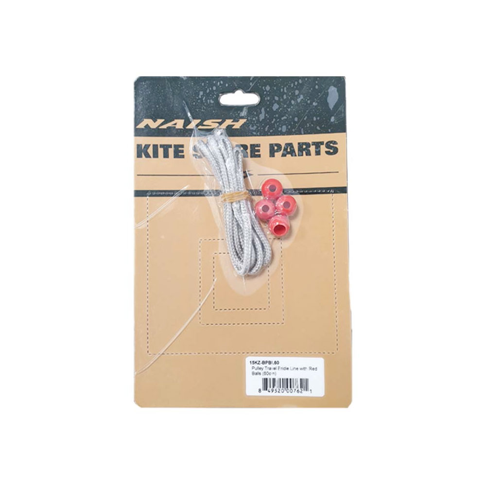Naish pulley travel bridle line with red balls