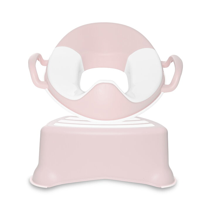 Toalettsits & Badrumspall Pastellrosa 3-pack
