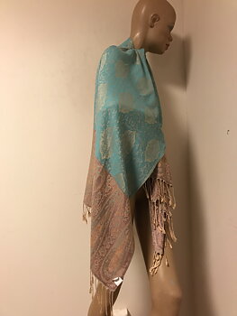 Sjal Pashmina Paisley