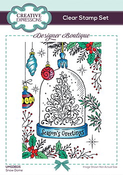 Creative Expressions Designer Boutique Clear Stamp A6 Snow Dome