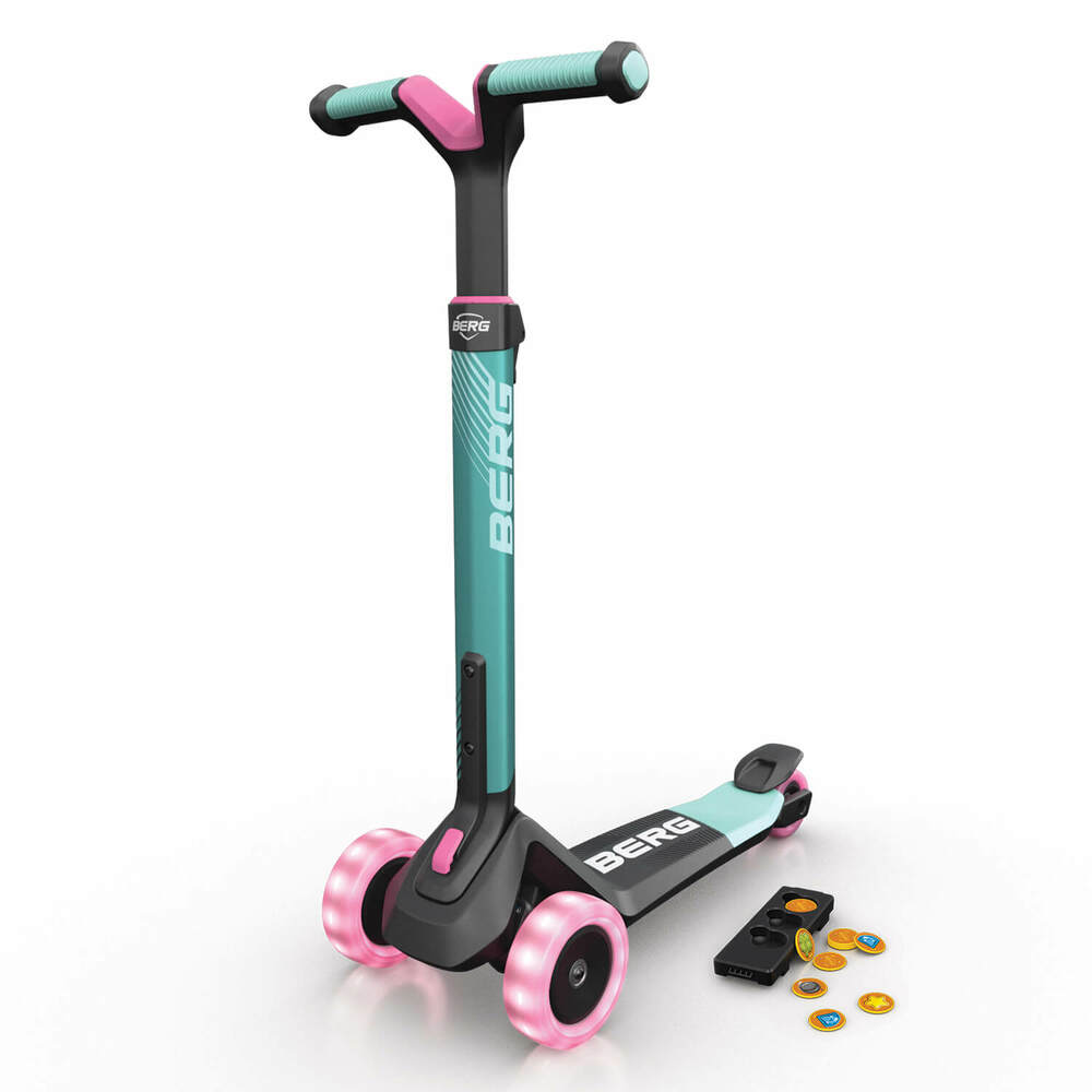 BERG Scooter Nexo Lights magnet-deck Mint