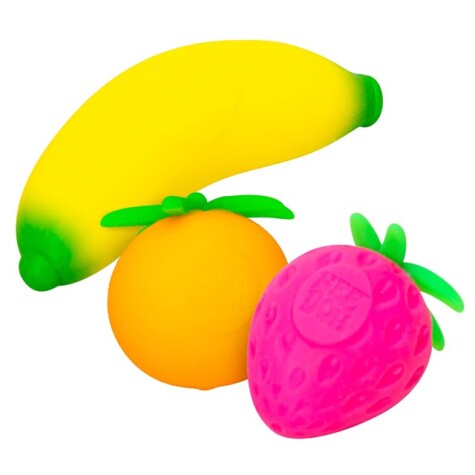 NeeDoh Fidget Frukt Boll, Groovy Fruit - 2
