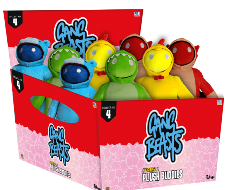 Gang Beasts Plyschvänner 18-20 cm