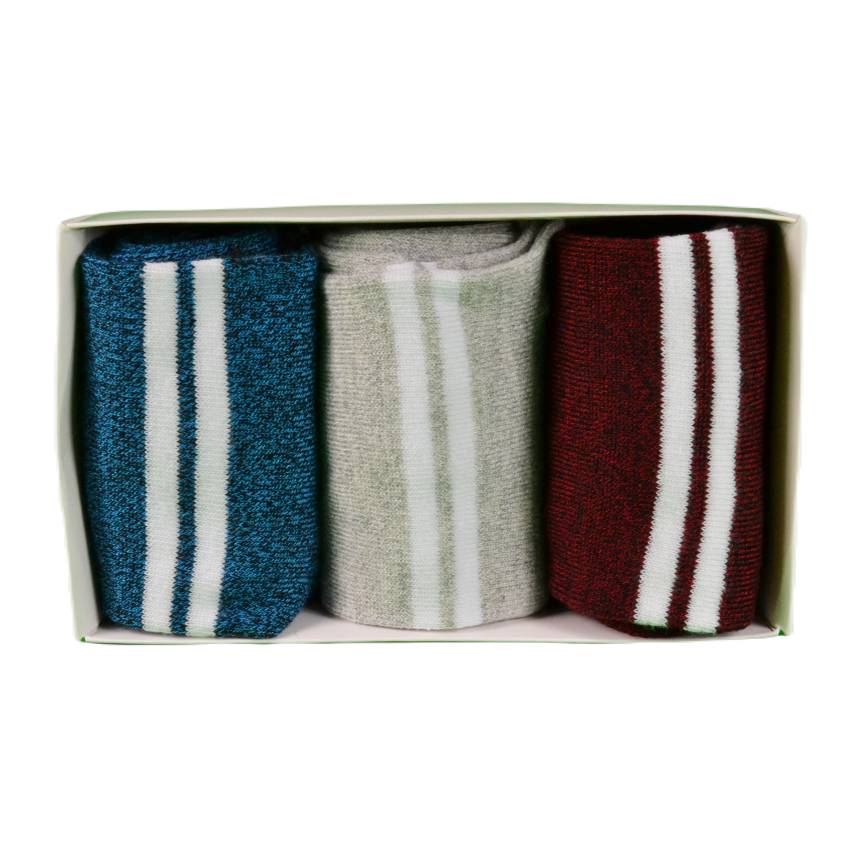 Tåstrumpor flerpack i blandade färger, 3-pack - 2