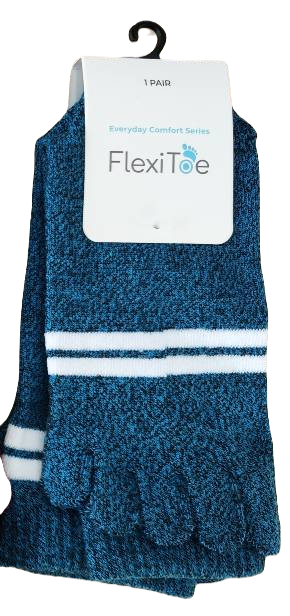Tåstrumpor flerpack i blandade färger, 3-pack - 3