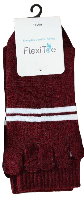 Tåstrumpor flerpack i blandade färger, 3-pack - 5