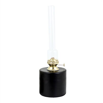 Fotogenlampa Rak Stor Svart 