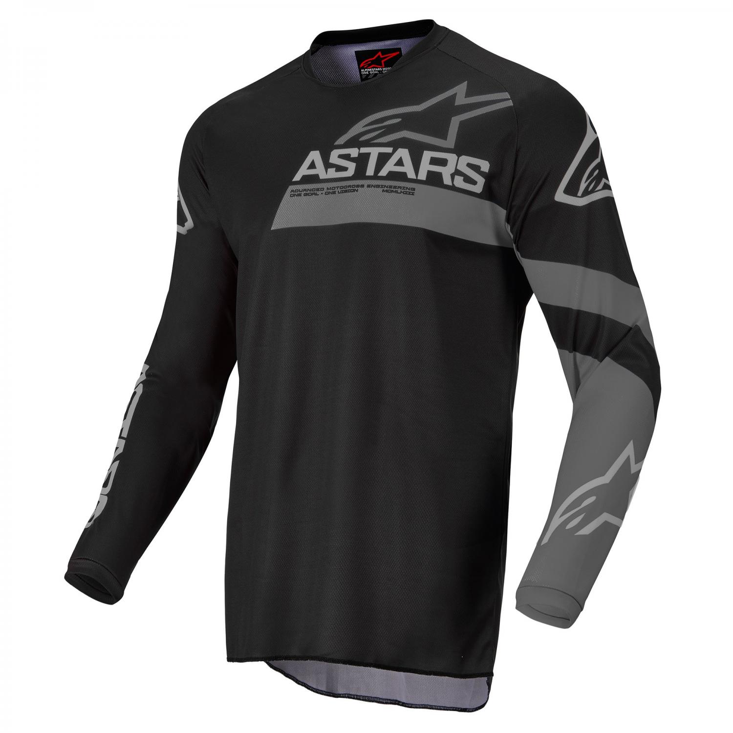 Alpinestars Racer Graphite Barn Crosströja Svart/Mörkgrå