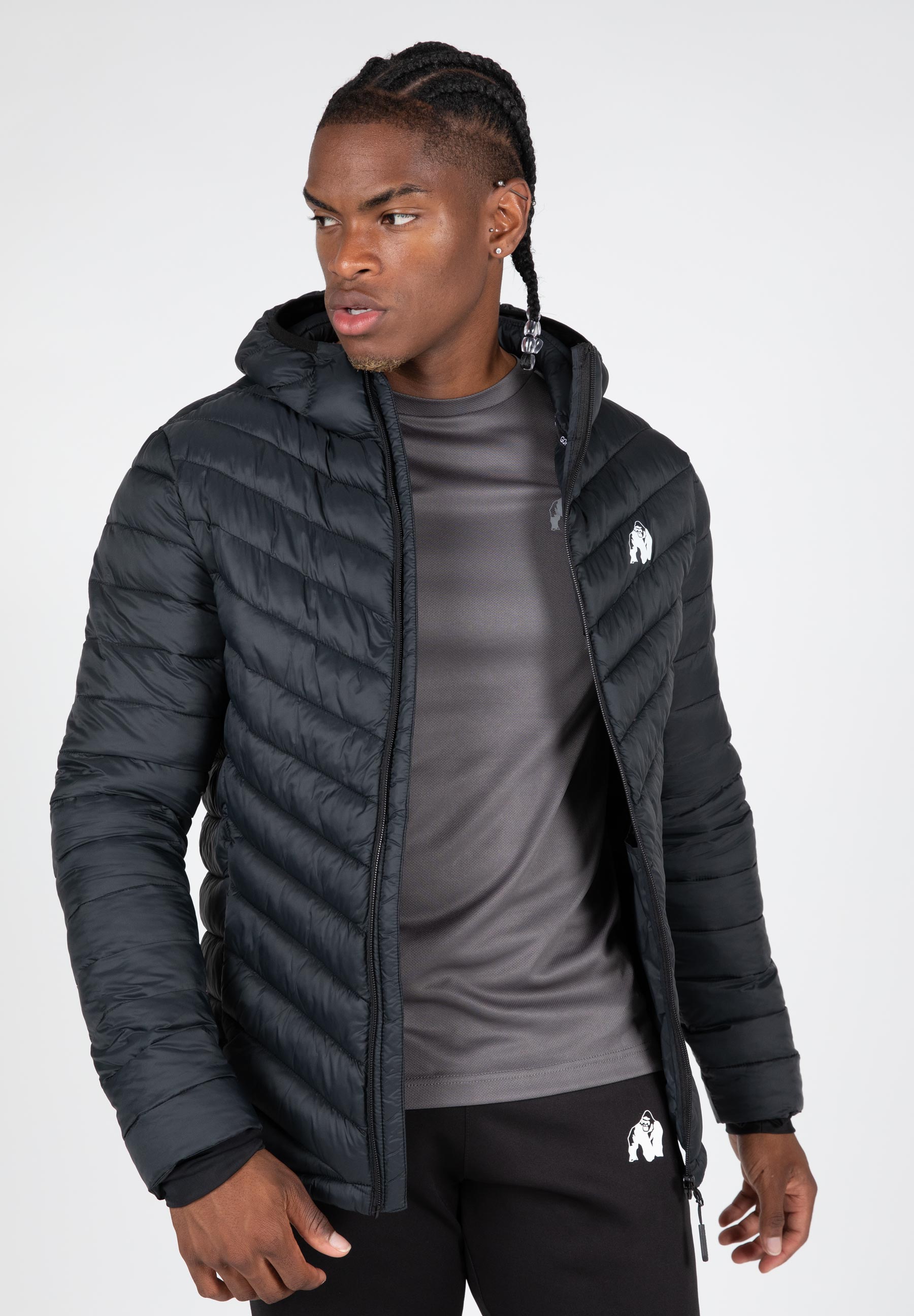 Osborn Puffer Jacket, black - 8