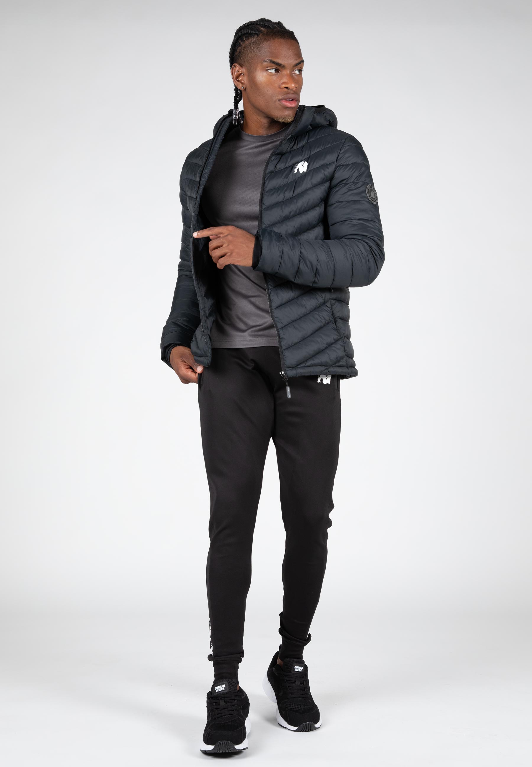 Osborn Puffer Jacket, black - 12