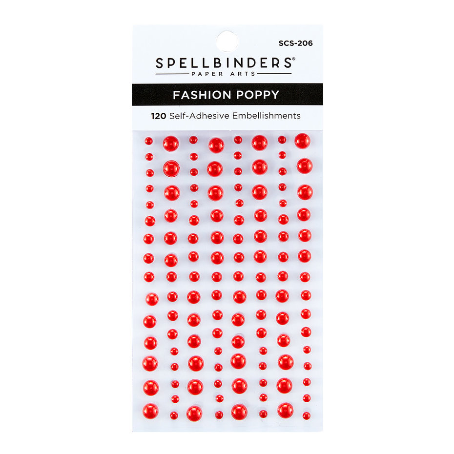 Spellbinders -Fashion Poppy Color Essentials Pearl Dots