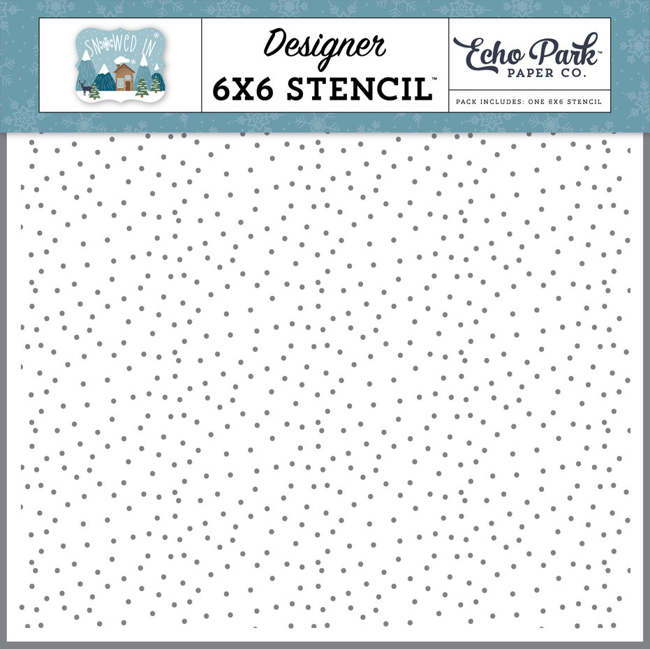 ECHO PARK PAPER-Wintertime Sky Stencil