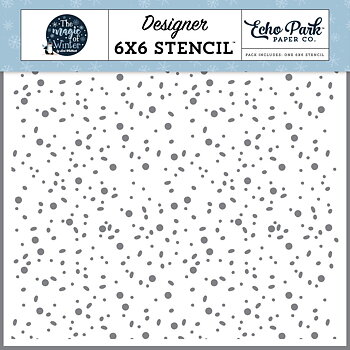 ECHO PARK PAPER-Fun Flurries Stencil