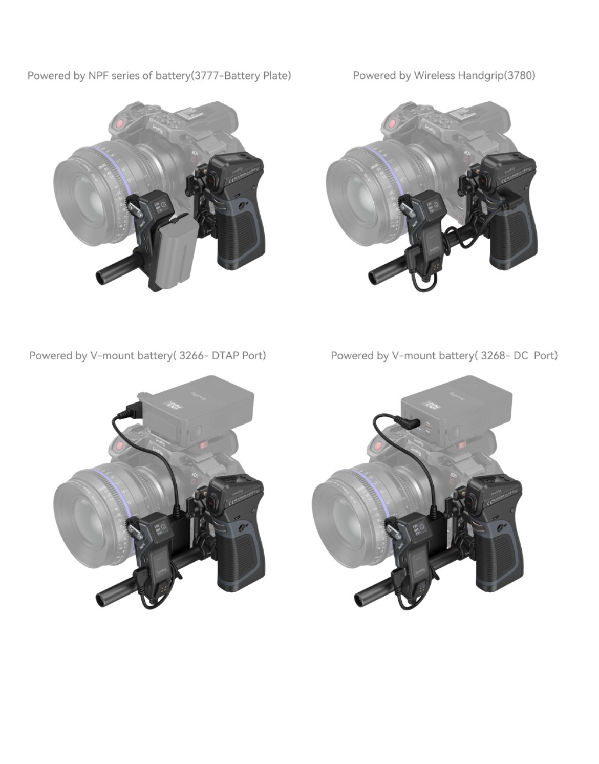 SmallRig MagicFIZ Wireless Follow Focus Handgrip Kit 3782 - 4