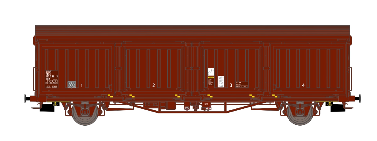 Godsvagn Hbis 21 74 225 0 461-3 - 2