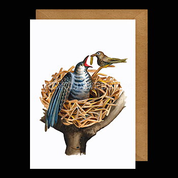 Cuckoo Vykort - Charlotte Nicolin - 812