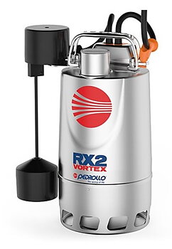 RXM 2-GM Pedrollo Rostfri Länspump med vertikalflottör och luftningsventil