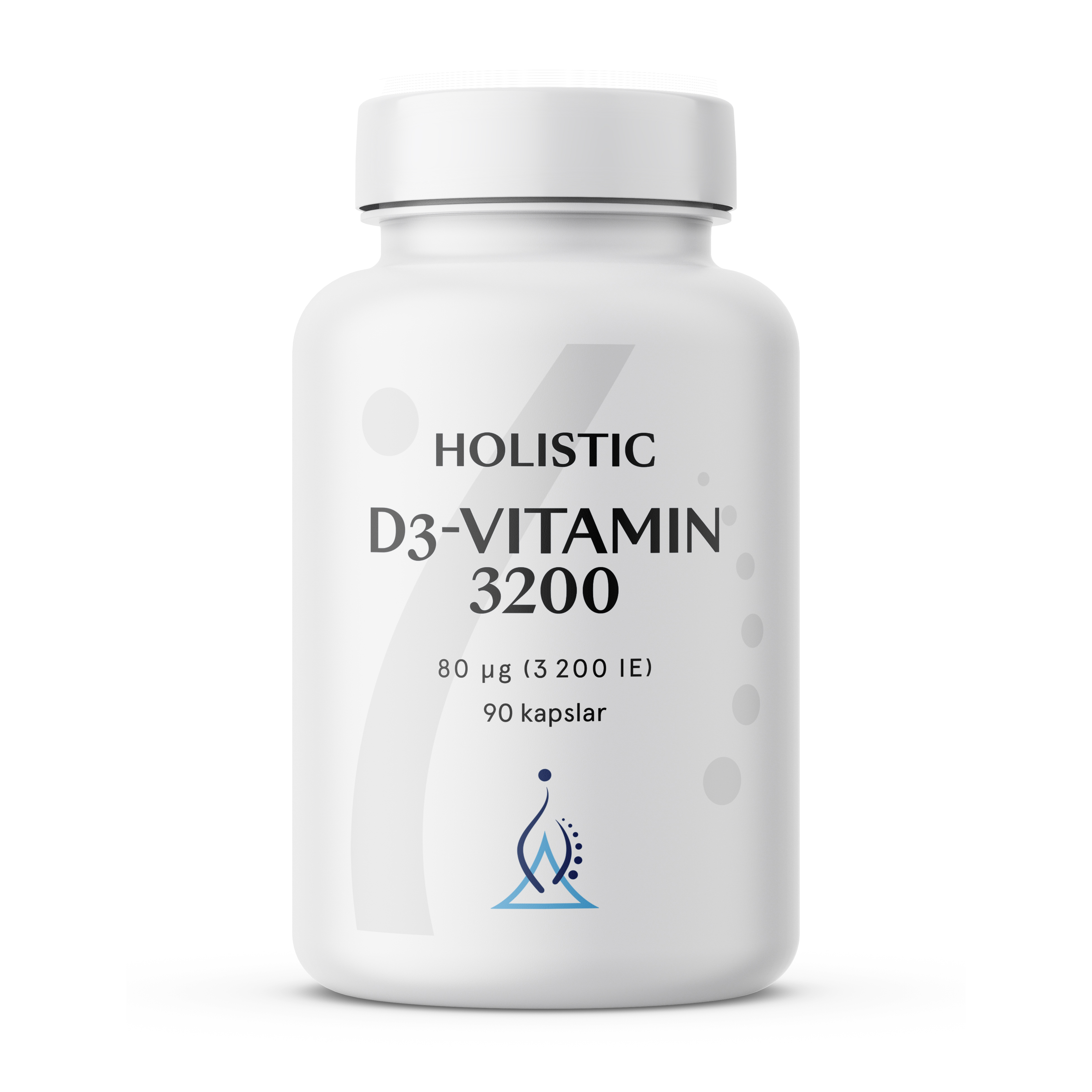 D3-vitamin 3200, 90 kapslar - Holistic
