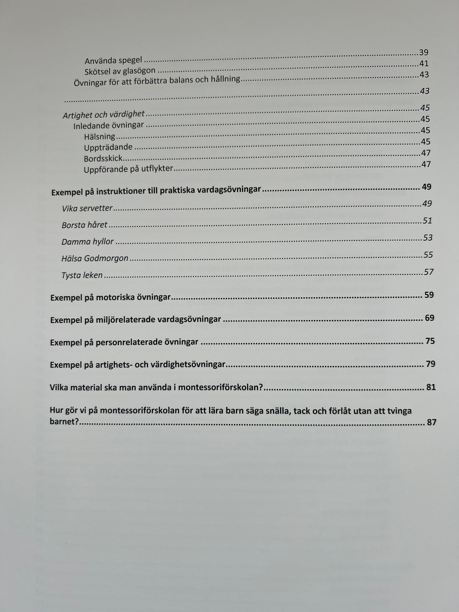Manual  Praktiska vardagsövningar    - 3