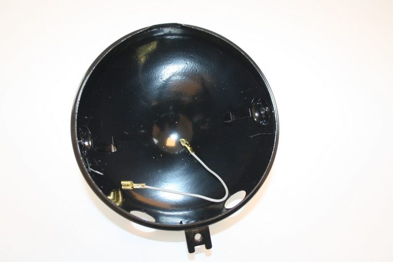 Forlygtehus Zündapp sort, 517-16.742 (vandkølede modeller) - 2