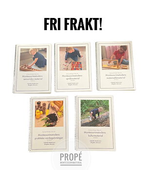 Manualer för Montessorimaterial - 5st pärmar