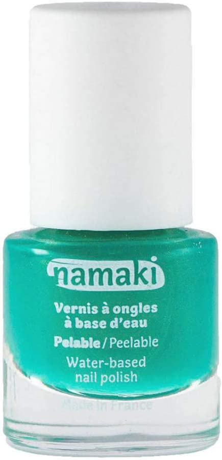 Flaska med turkos nagellack