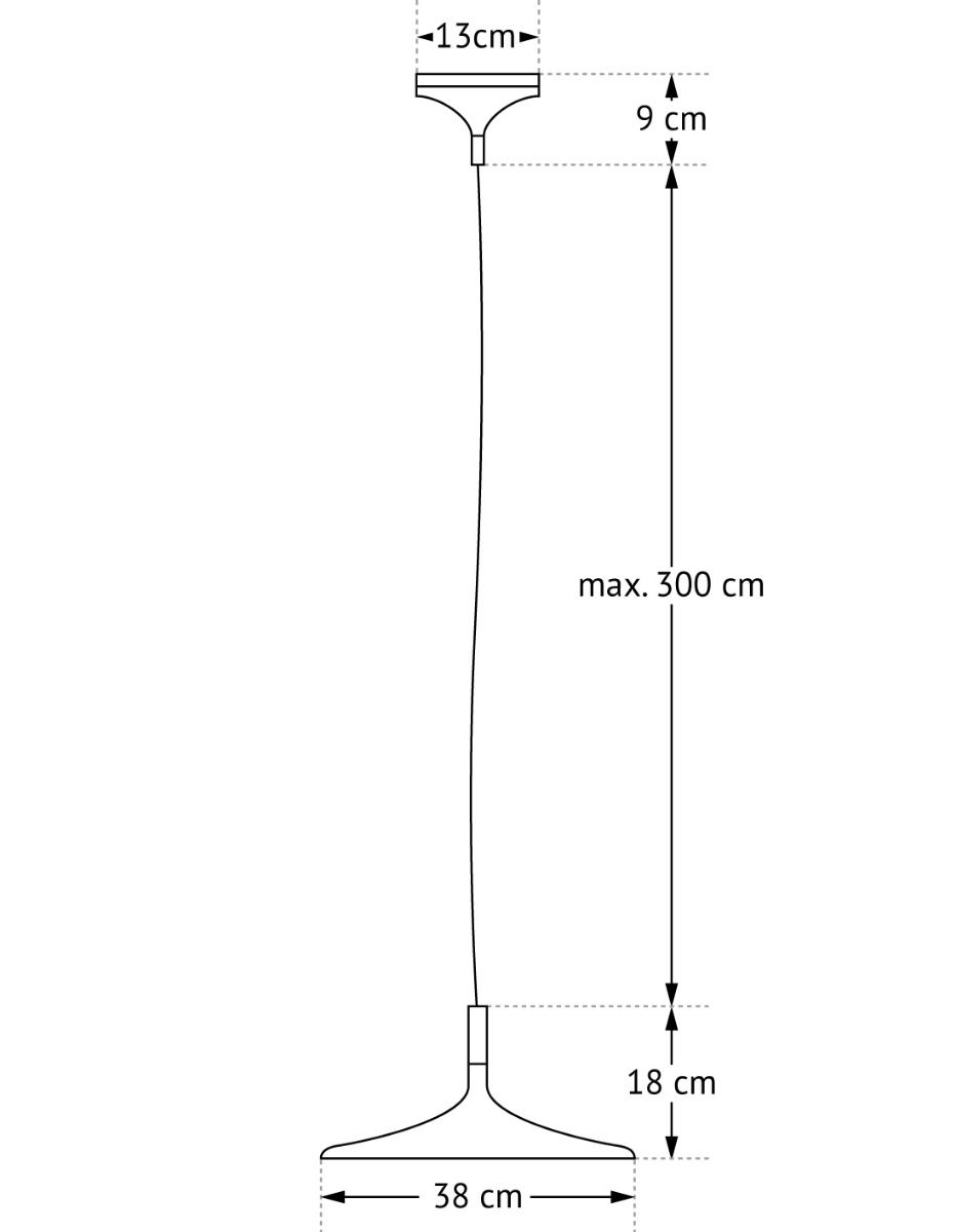 FLUENTE - Frezoli, Ceiling lamp - Dark brass - 12