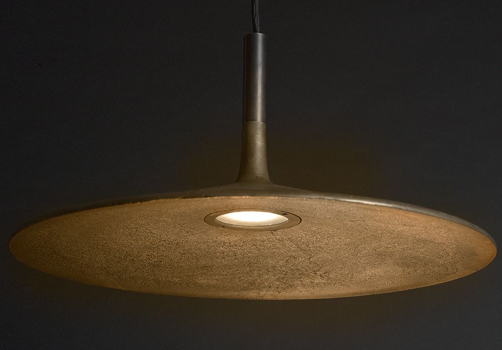 FLUENTE - Frezoli, Ceiling lamp - Dark brass - 11
