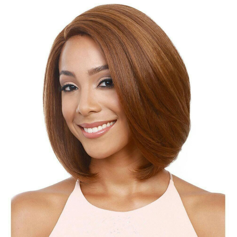 Hair Extensions/Wigs - Neck-length - Light/Dark Brown - 5