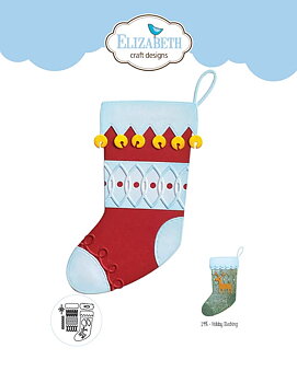 Elizabeth - Holiday Stocking -  12 dies