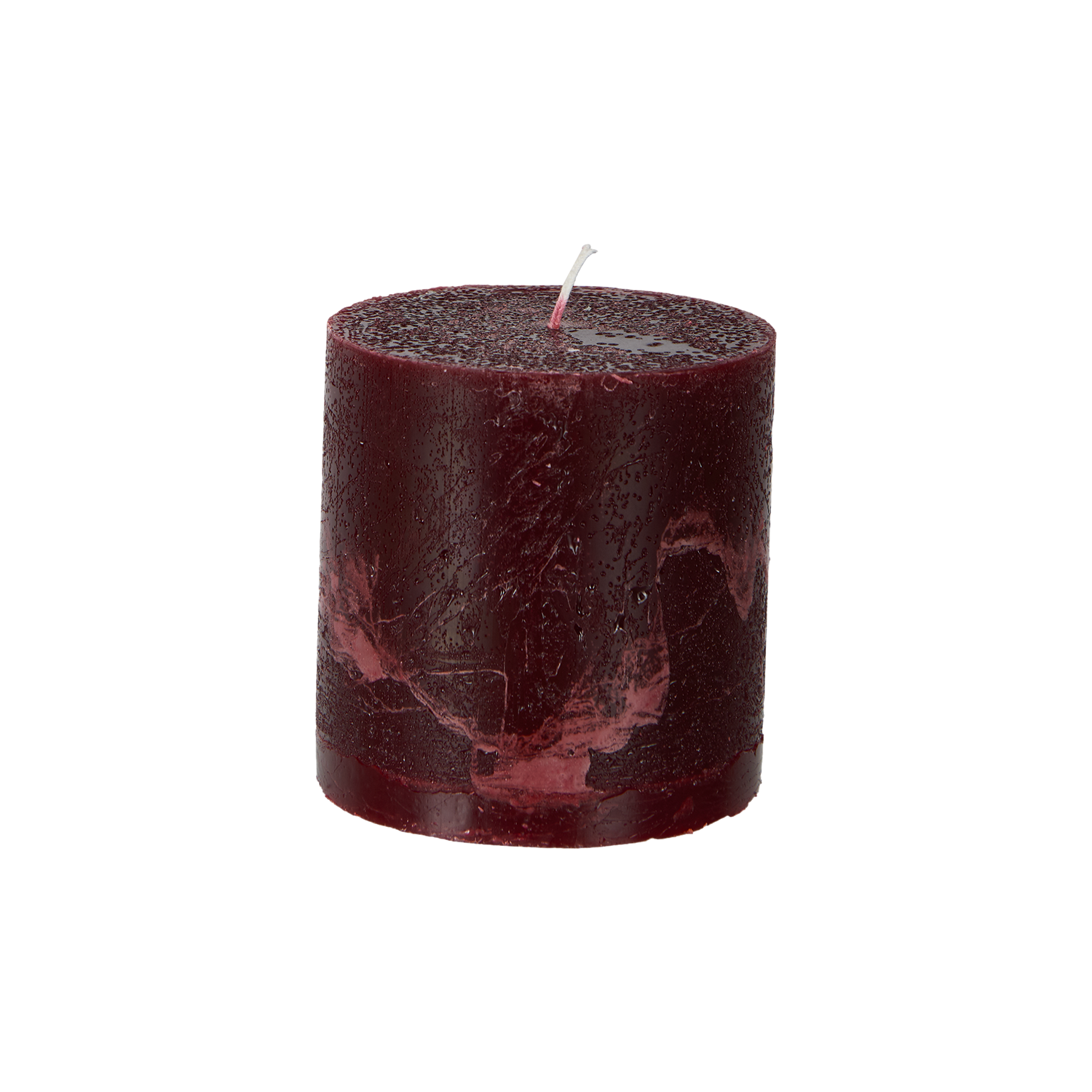 Blockljus Cote Nord Bordeaux 10x10cm