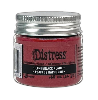 Tim Holtz Distress Embossing Glaze -  Lumberjack Plaid
