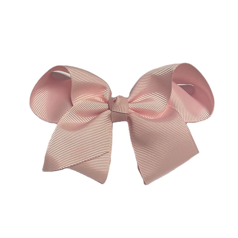 HÅRSPÄNNE ROSETT ROSA - 10 CM