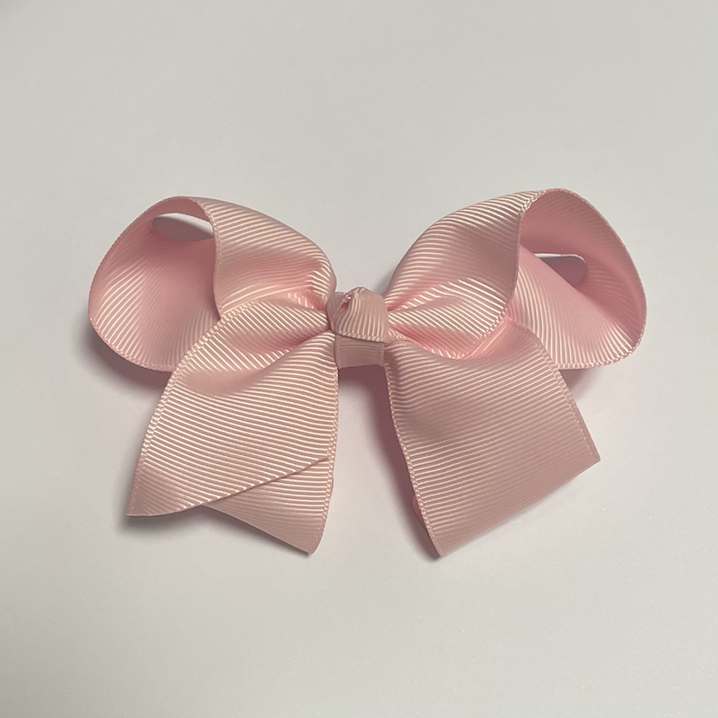 HÅRSPÄNNE ROSETT ROSA - 10 CM - 3