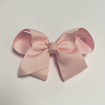 HÅRSPÄNNE ROSETT ROSA - 10 CM