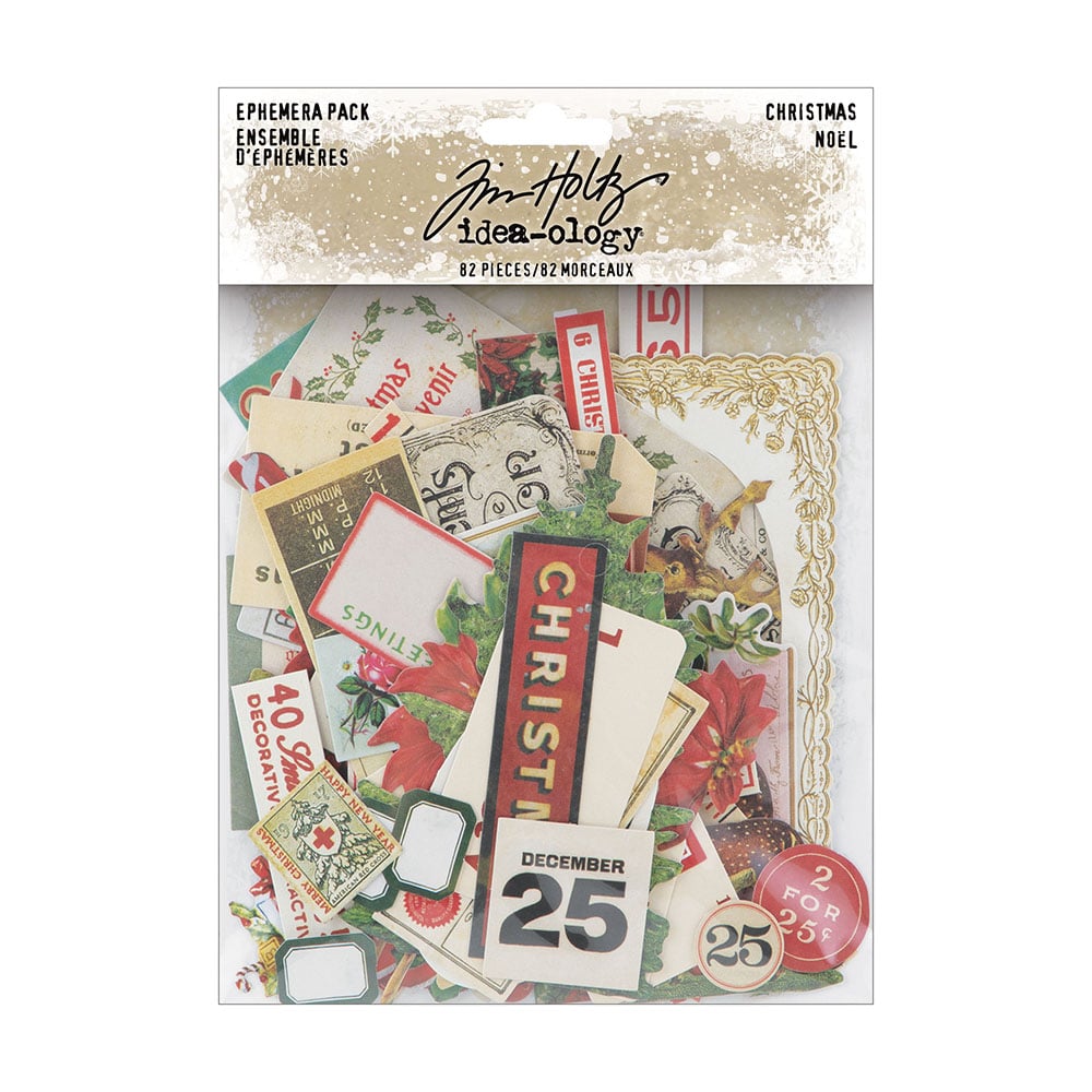 Tim Holtz IdeaOlogy Ephemera Christmas Pyssloteket