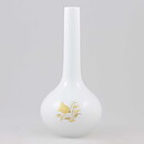 Björn Wiinblad (Romanze 1959) White Vase with Golden Flower Decor 21 cm