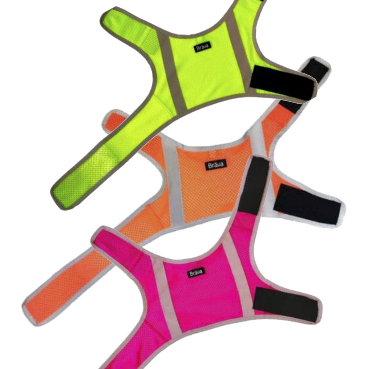 Atte Attention Vest - Reflexväst för hund (Rosa, Orange eller Gul) - 11
