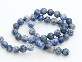Blue spot gemstone