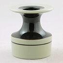 Sylvia Leuchovius (1960s) Brown/Gray Segmented Candleholder 11 cm