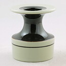 Sylvia Leuchovius (1960s) Brown/Gray Segmented Candleholder 11 cm