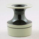 Sylvia Leuchovius (1960s) Brown/Gray Segmented Candleholder 11 cm