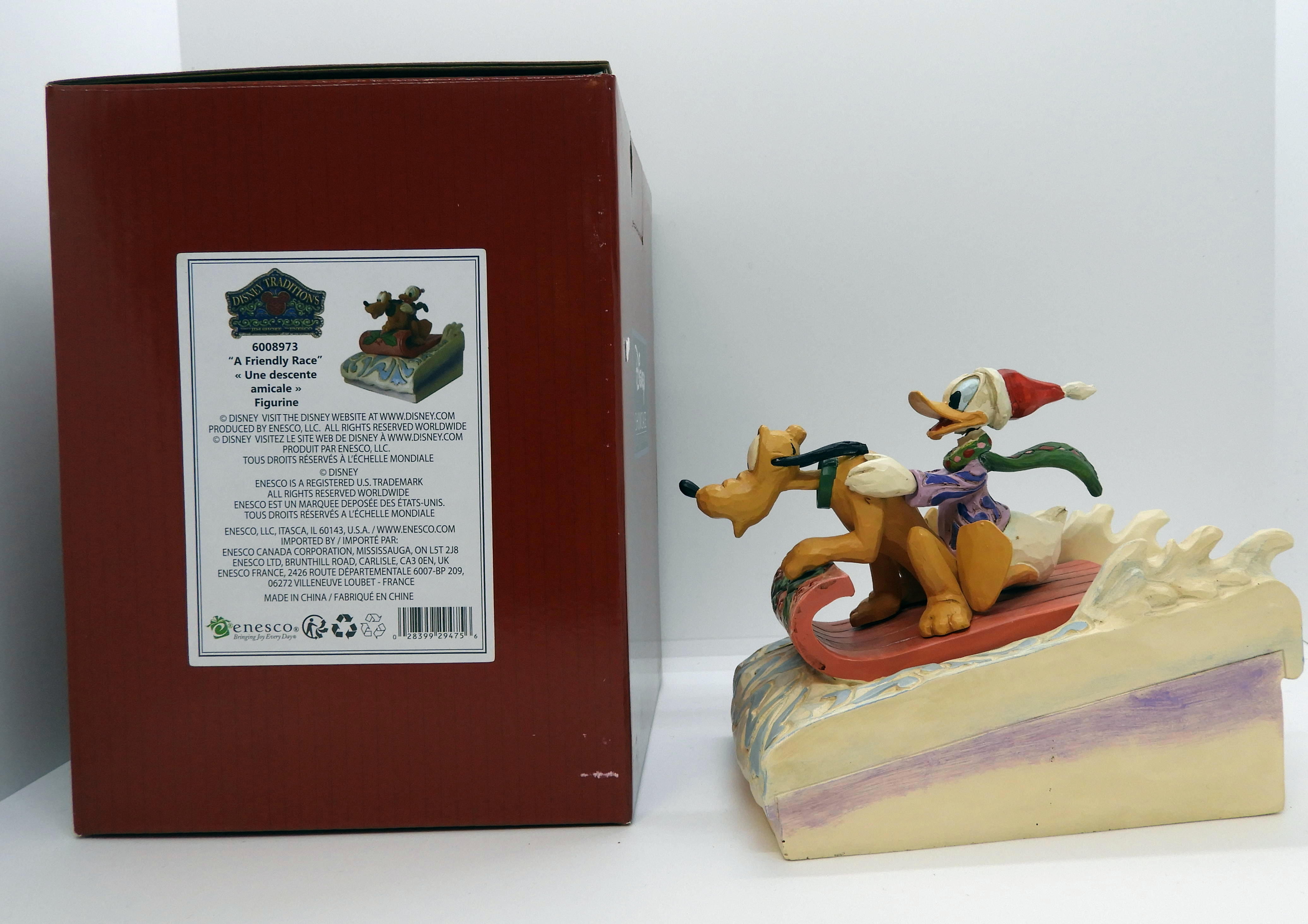 Kalle Anka & Pluto, Donald and Pluto Sledding - 2