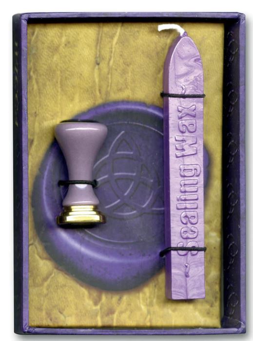 Wicca Seal Triquentra - Sigillstämpel och vax