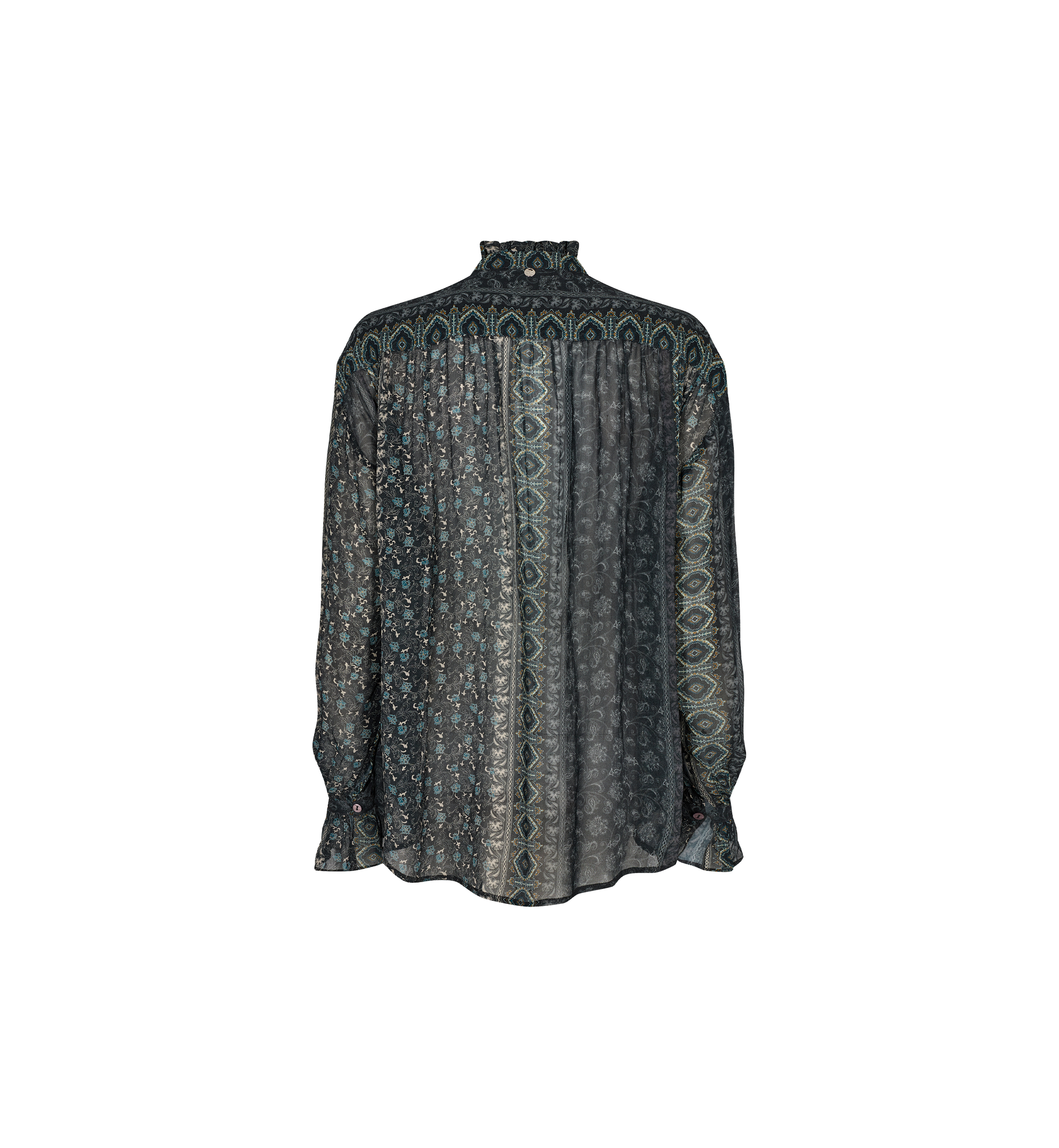 Linja Border Blouse - Stl. S - Mos Mosh  - 3