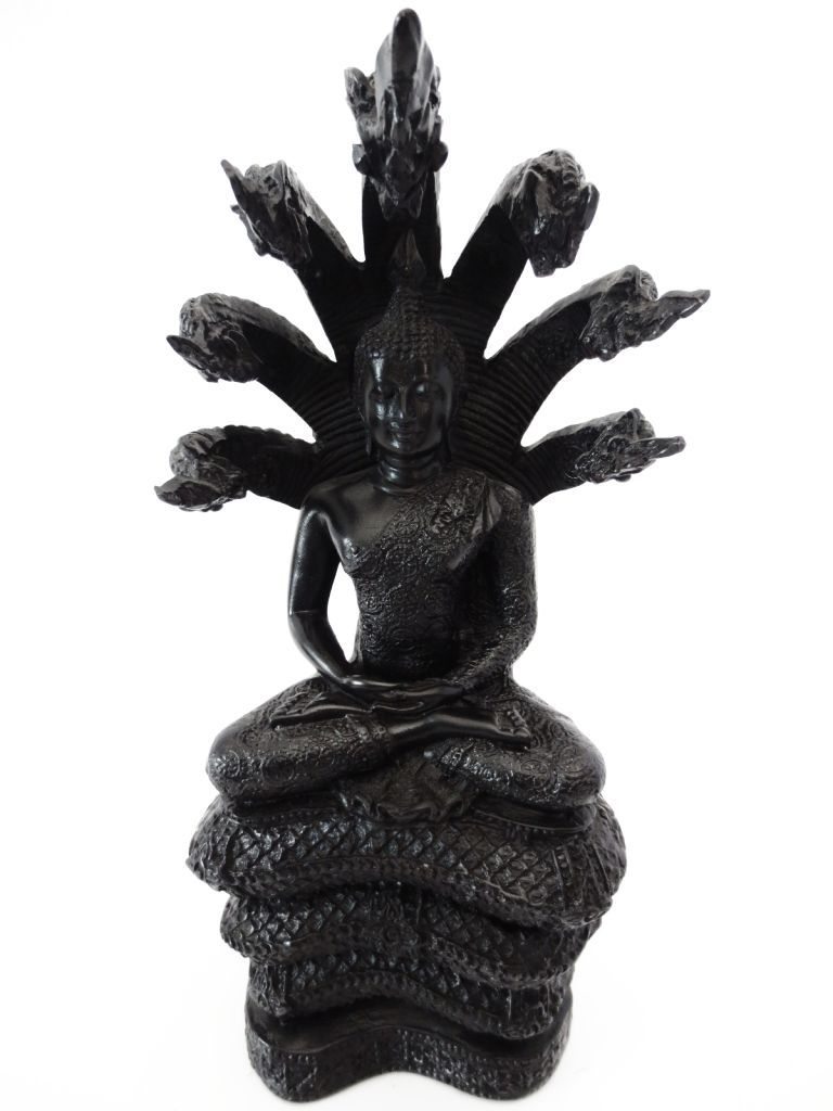Thai Buddha med Ormar  - 30cm