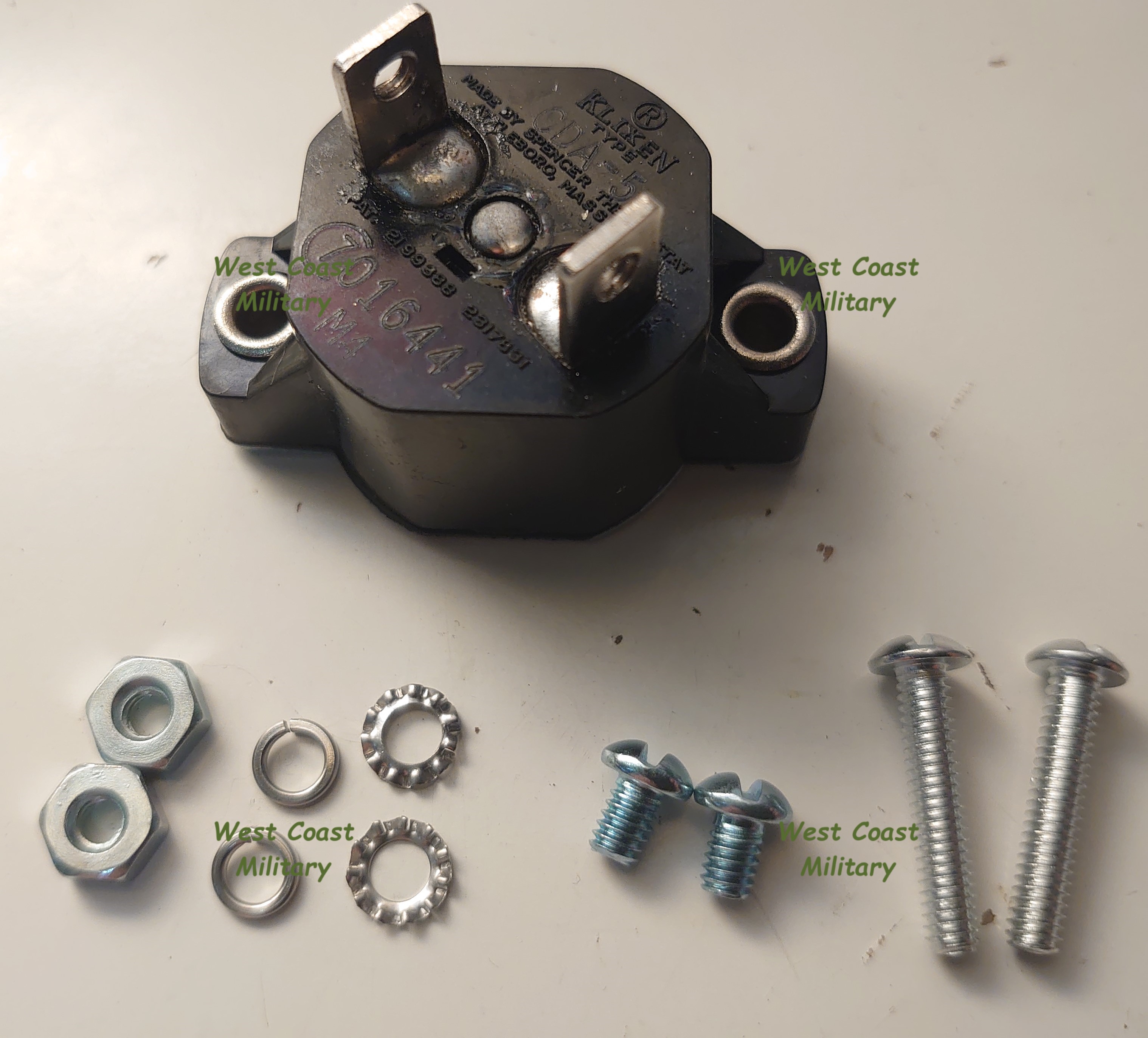 5amp Ignition Switch & Fuel Gauge Bakelite Breaker West coast military