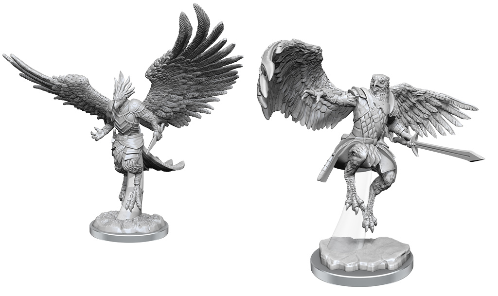 D&D Nolzur's Marvelous Miniatures: Aarakocra Paladins